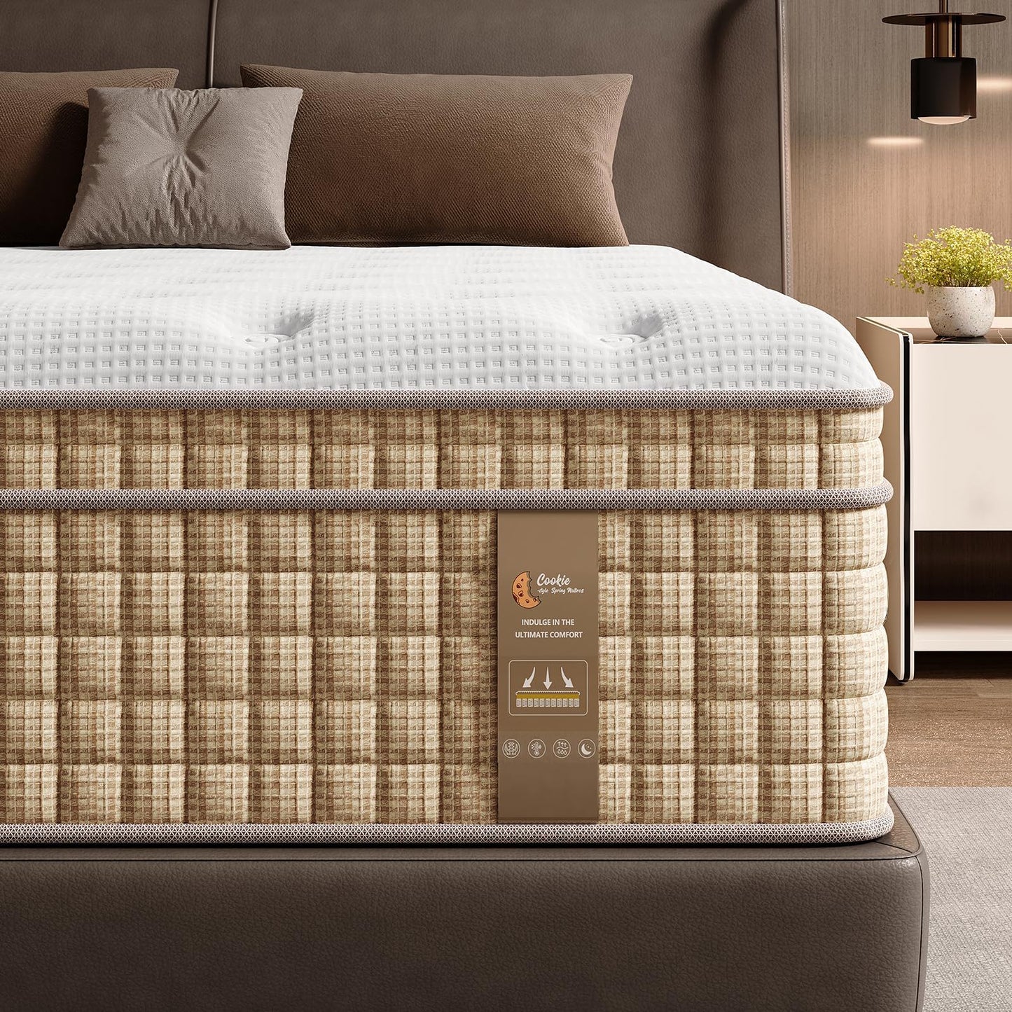 14" Hybrid Mattress With Innerspring & Gel Memory Foam