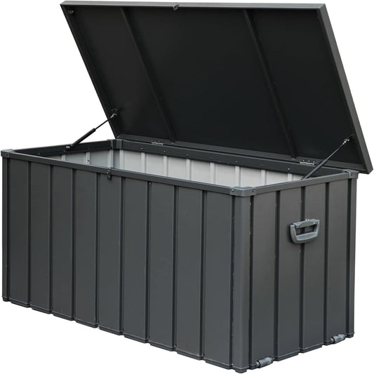 150 Gallon Outdoor Storage Deck Box Waterproof