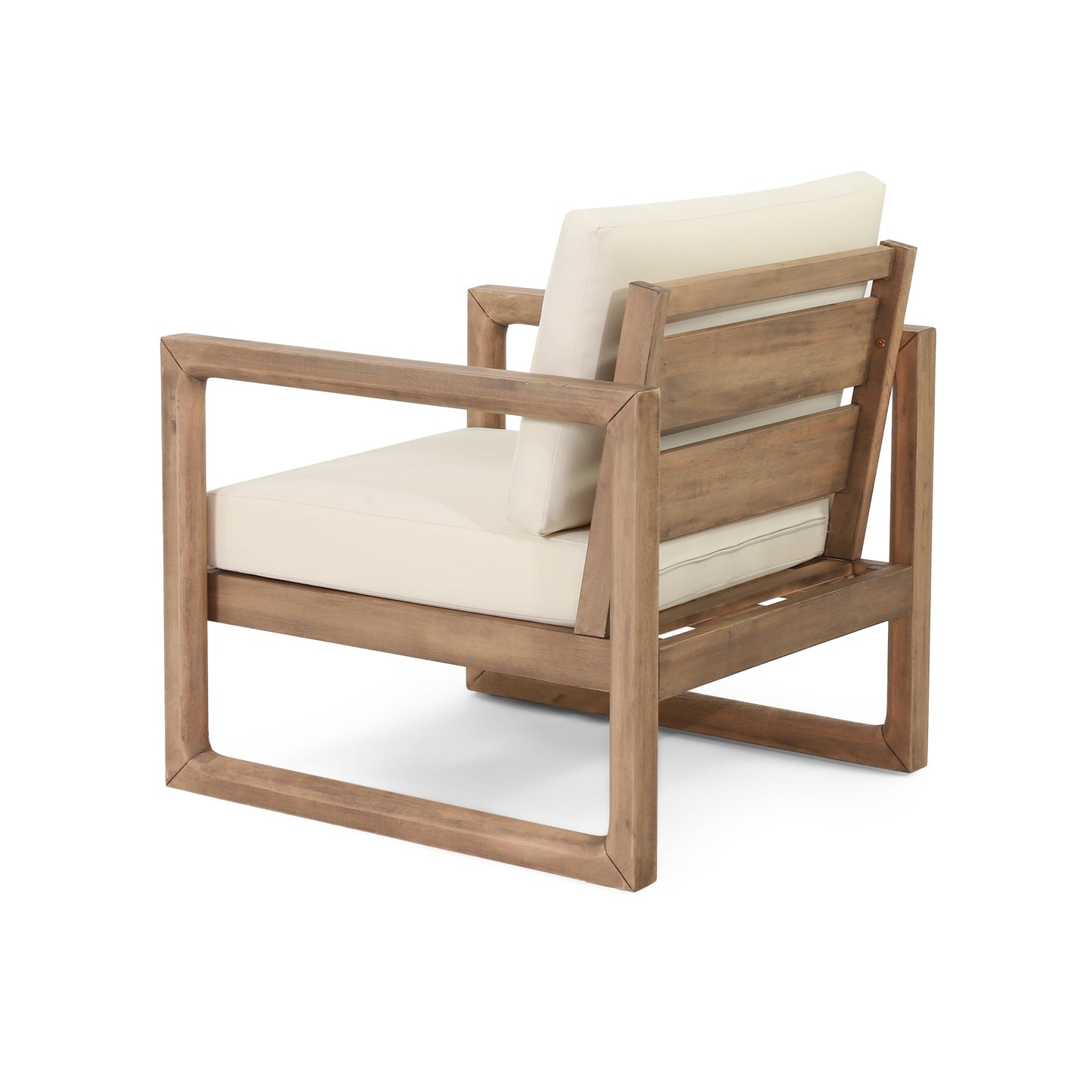 4-Pieces Acacia Wood Patio Furniture Set