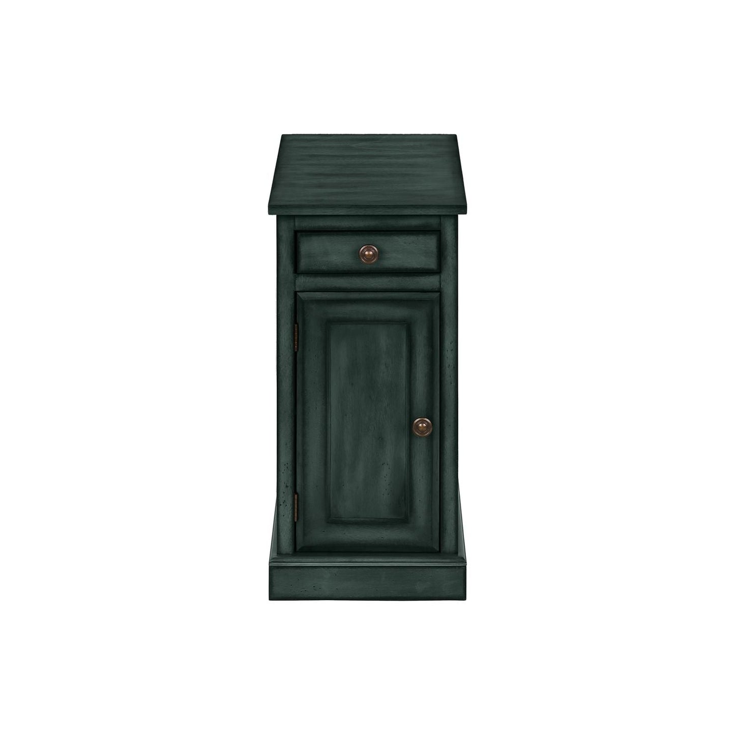 Accent Table With Storage Drawer For Living Room - Blue