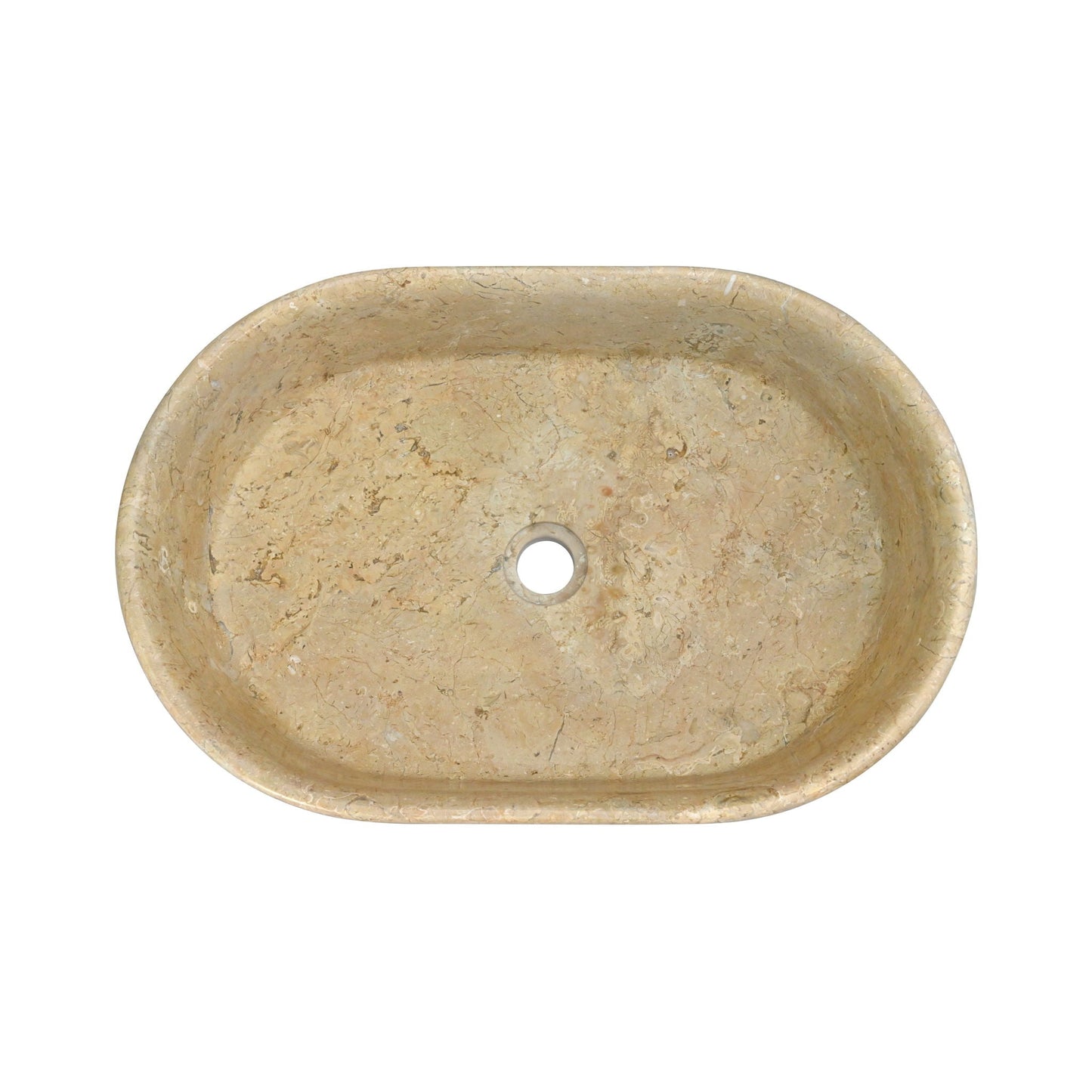 Bathroom Vessel Sink, Semi Polished Surface