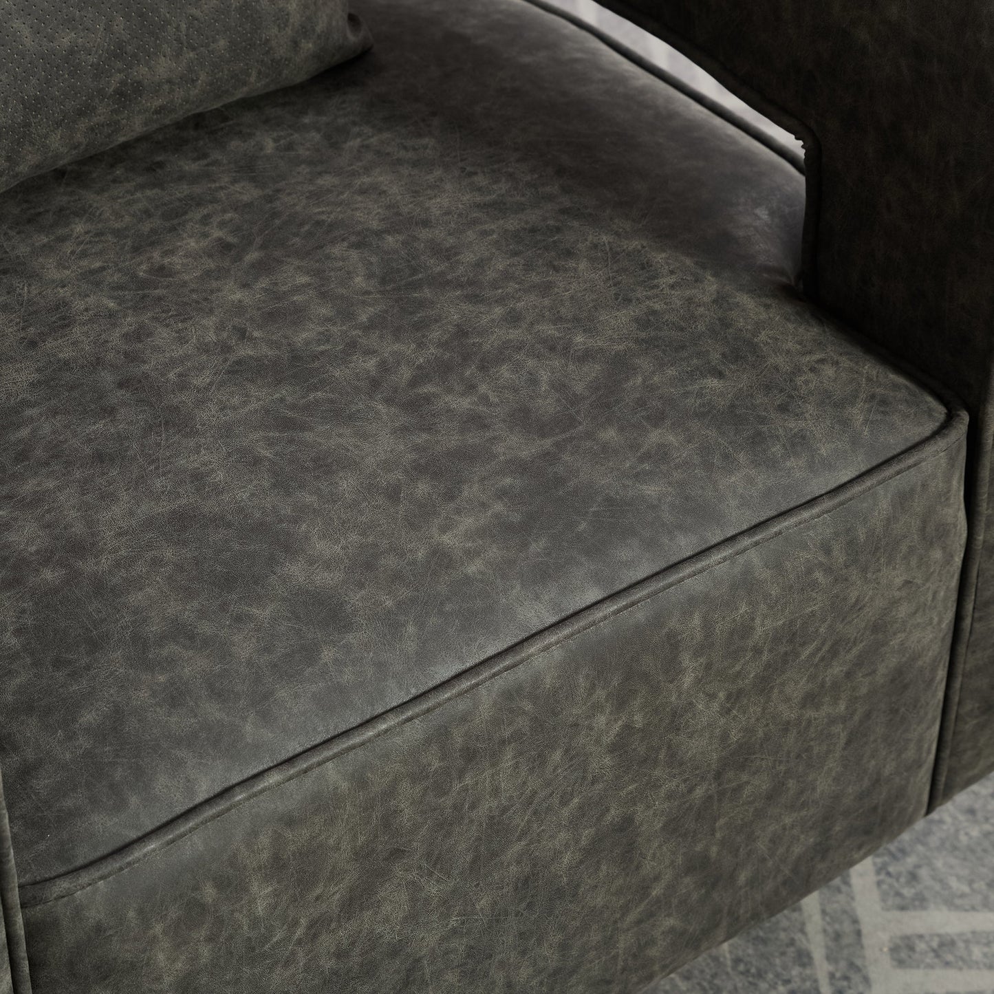 29.1"W Swivel Accent Open Back Barrel Chair