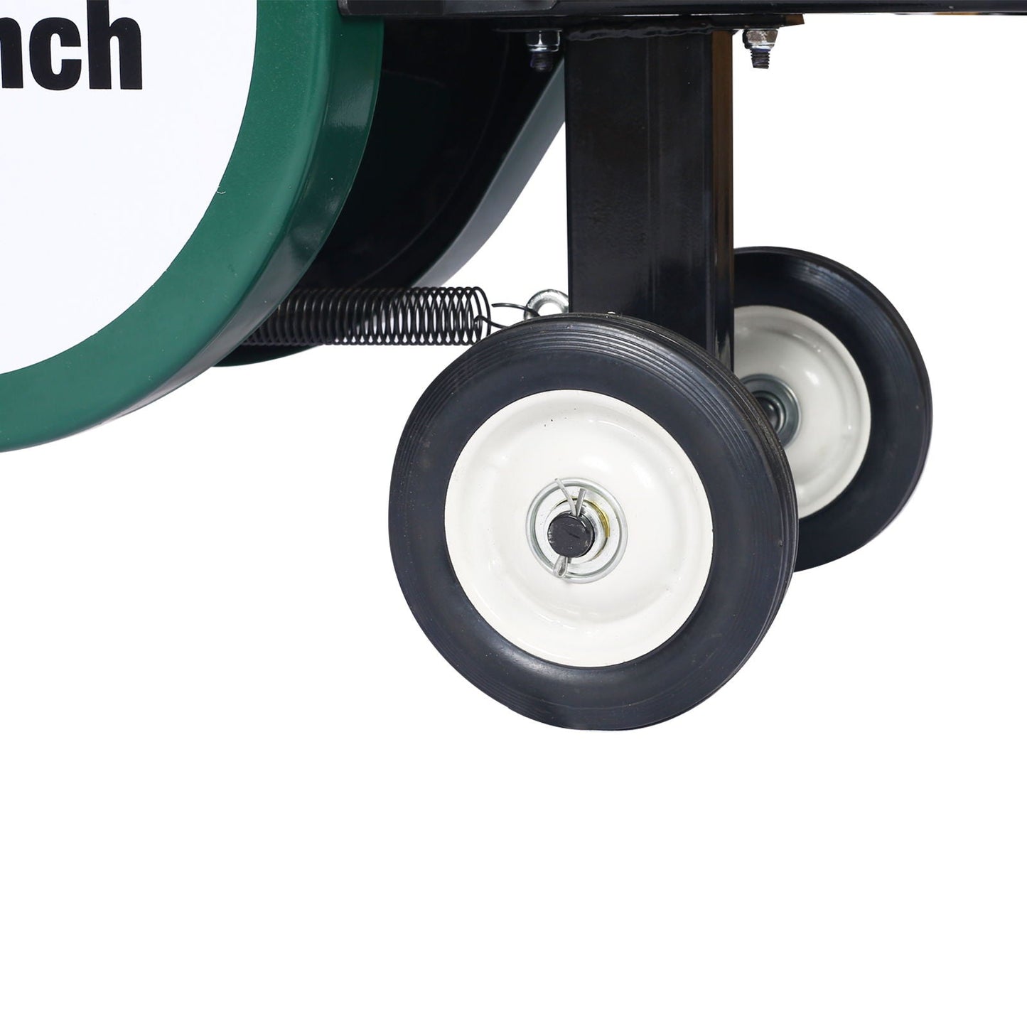 Portable Double Flywheel Electric Log Splitter 7 Ton Gas Log Splitter With Auto Return Steel - Gray