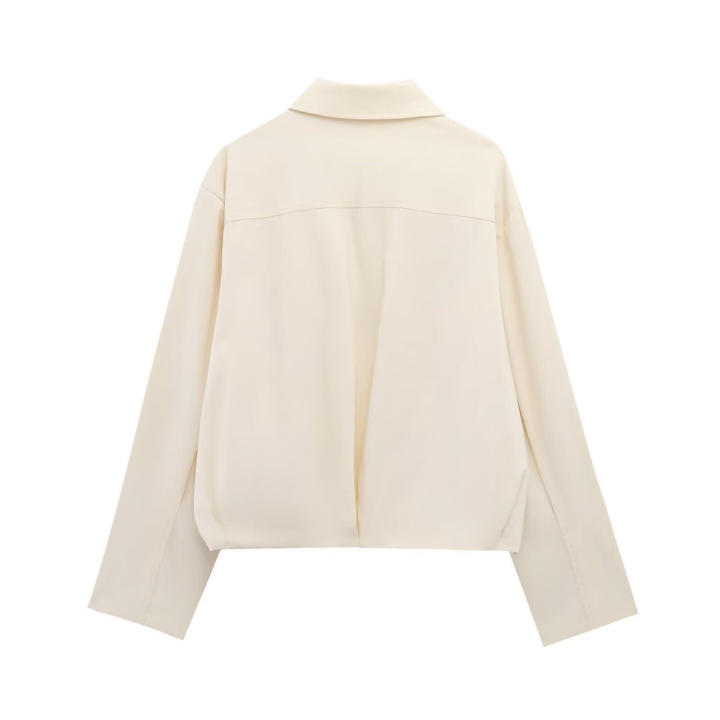 European And American-style Lapel Long-sleeve Zip-up Baseball Uniform Jacket