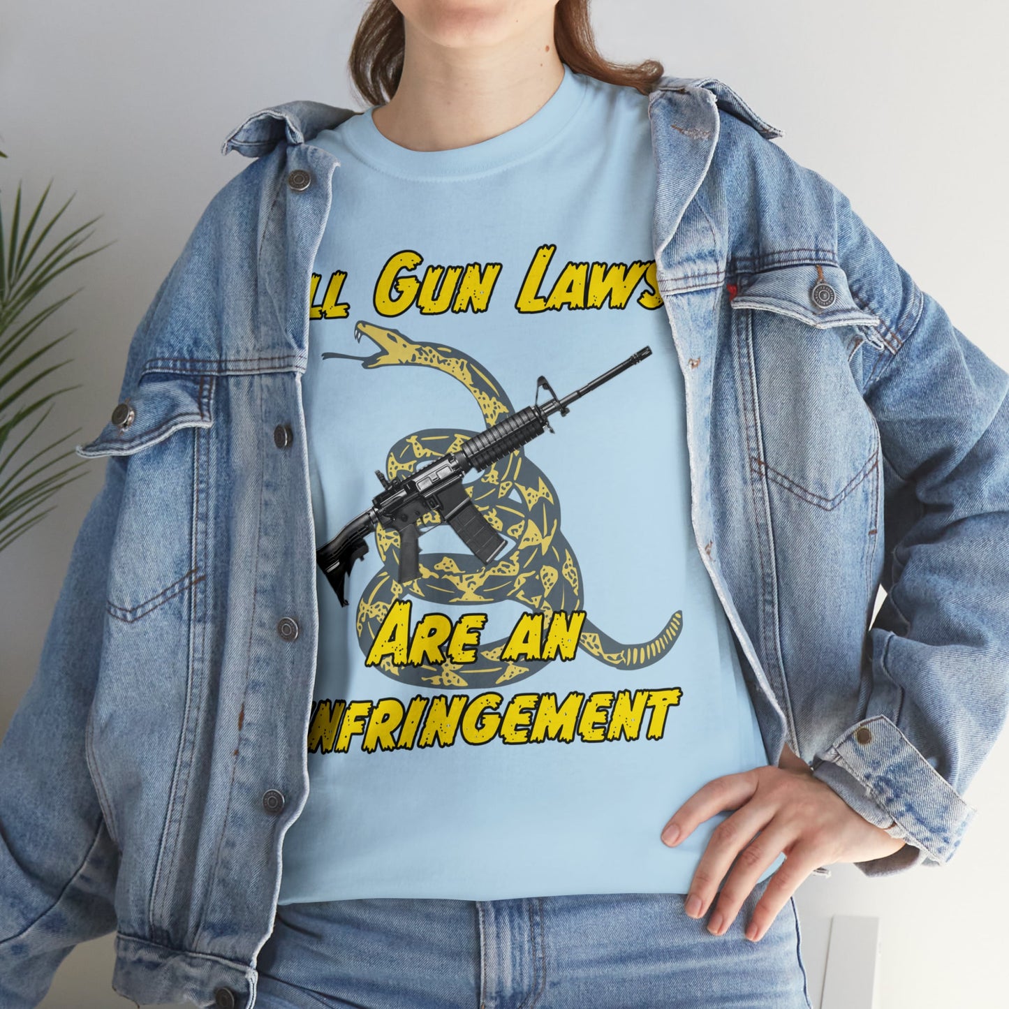 All Gun Laws Are Infringements AR15 Gadsden T-Shirt