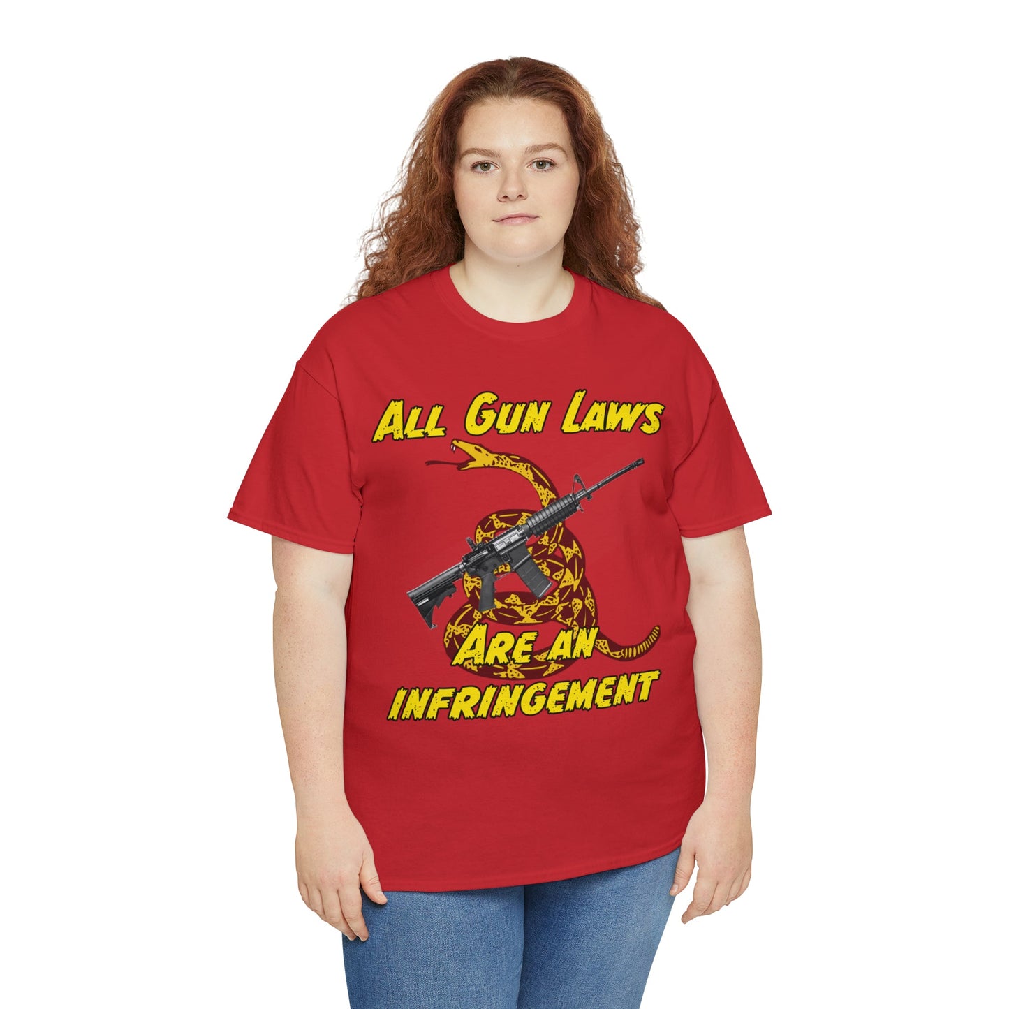 All Gun Laws Are Infringements AR15 Gadsden T-Shirt