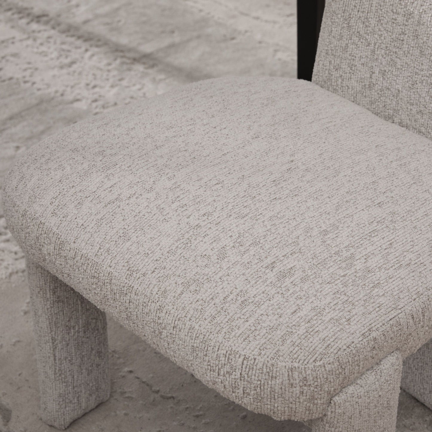 Armless Curved Back Accent Chairs