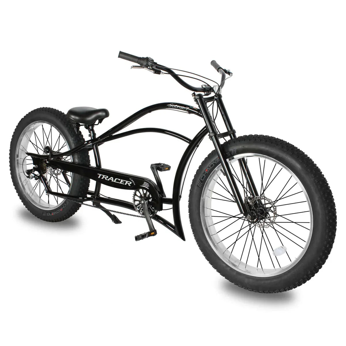 Tracer Siena 26'' Chopper Stretch Cruiser Fat Tire Bike 1 Speed/7 Speed