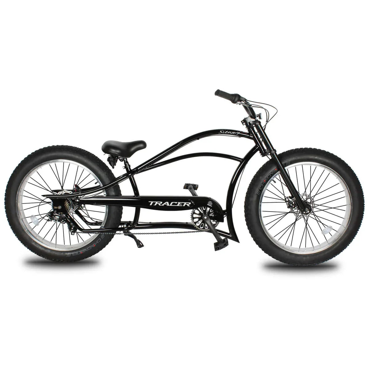 Tracer Siena 26'' Chopper Stretch Cruiser Fat Tire Bike 1 Speed/7 Speed