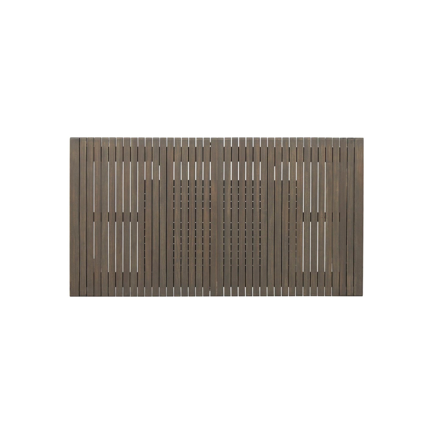Outdoor Expandable Acacia Wood Dining Table With U-Shaped Leg