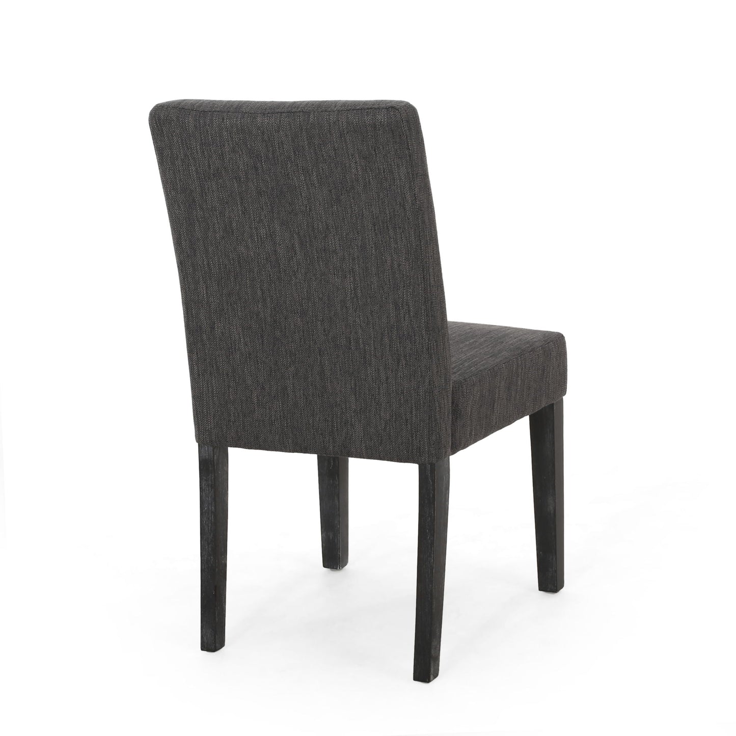 Contemporary Dining Chair with Upholstered Seating and Tapered Legs