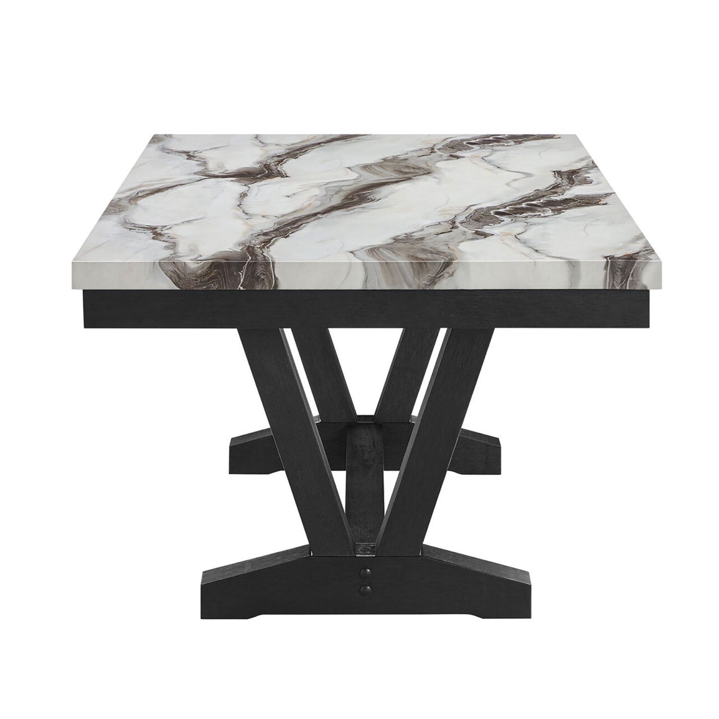 Panda Oceanic - Dining Table And Chairs Set - Black