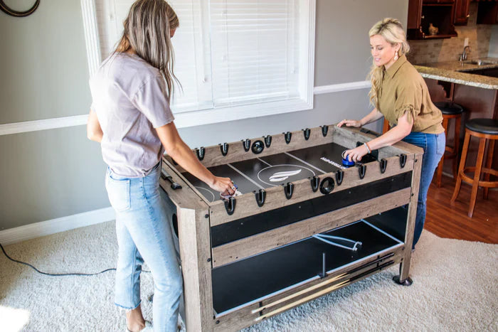 Triumph 56” 4-in-1 Swivel Multi-Game Table