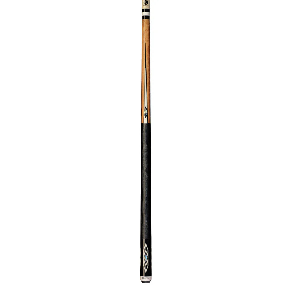 Lucasi Custom Cue with Embossed Leather Wrap