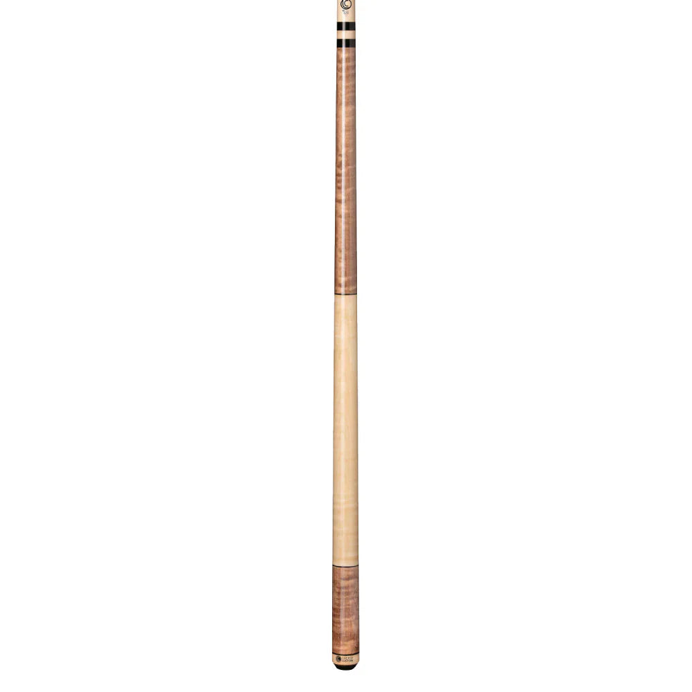 Lucasi Custom Stained & Natural Birdseye Wrapless Cue