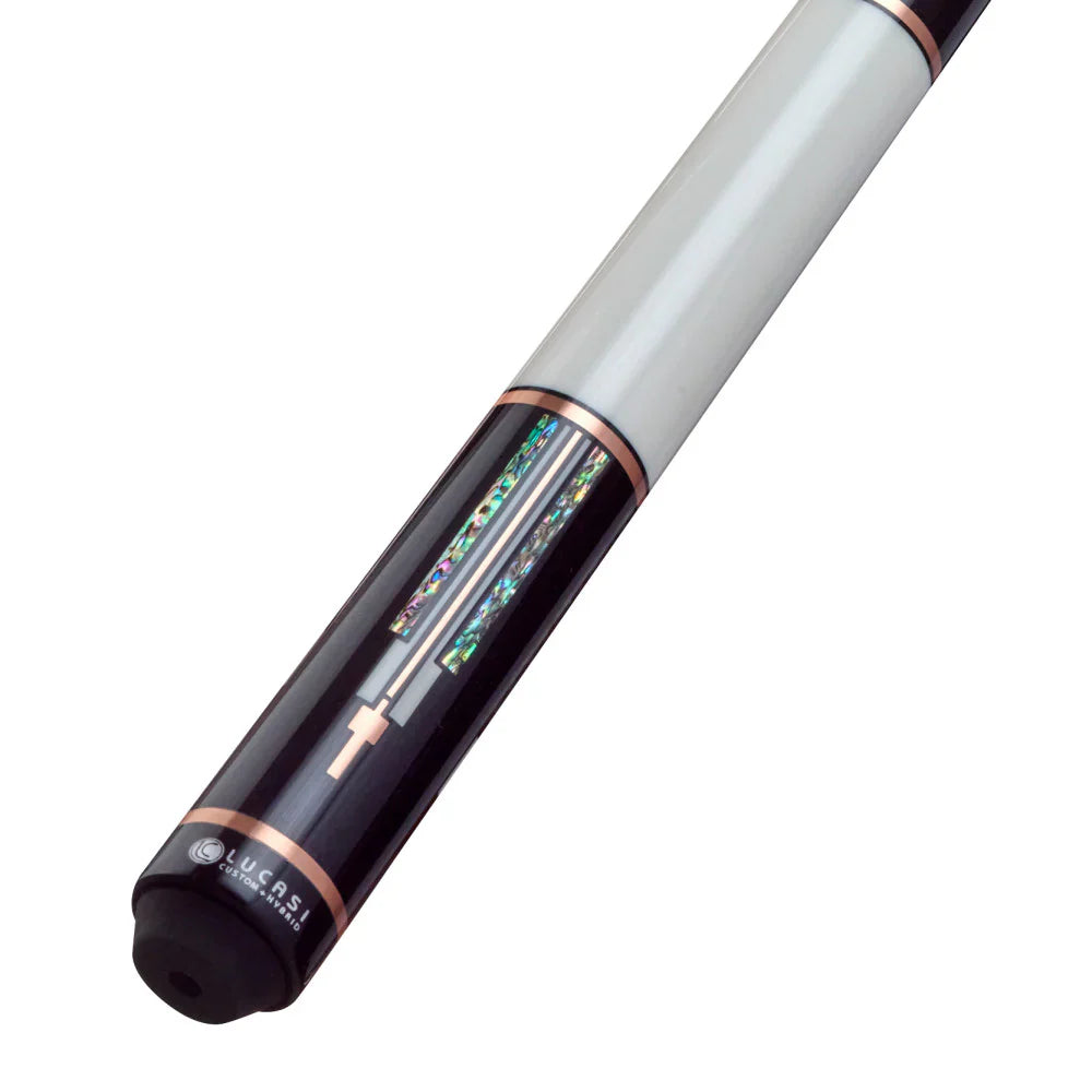 Lucasi Custom Art Deco Rose Gold Ring Pool Cue