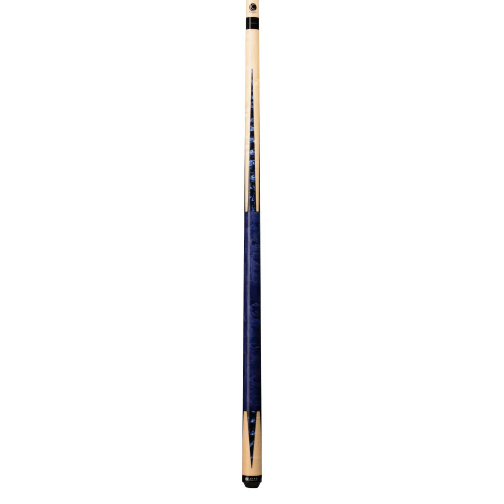 Lucasi Custom Stained & Natural Super Birdseye Wrapless Cue