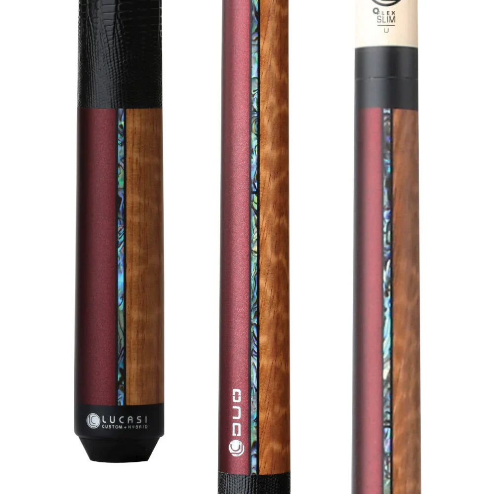 Lucasi Custom Duo with Embossed Leather Wrap