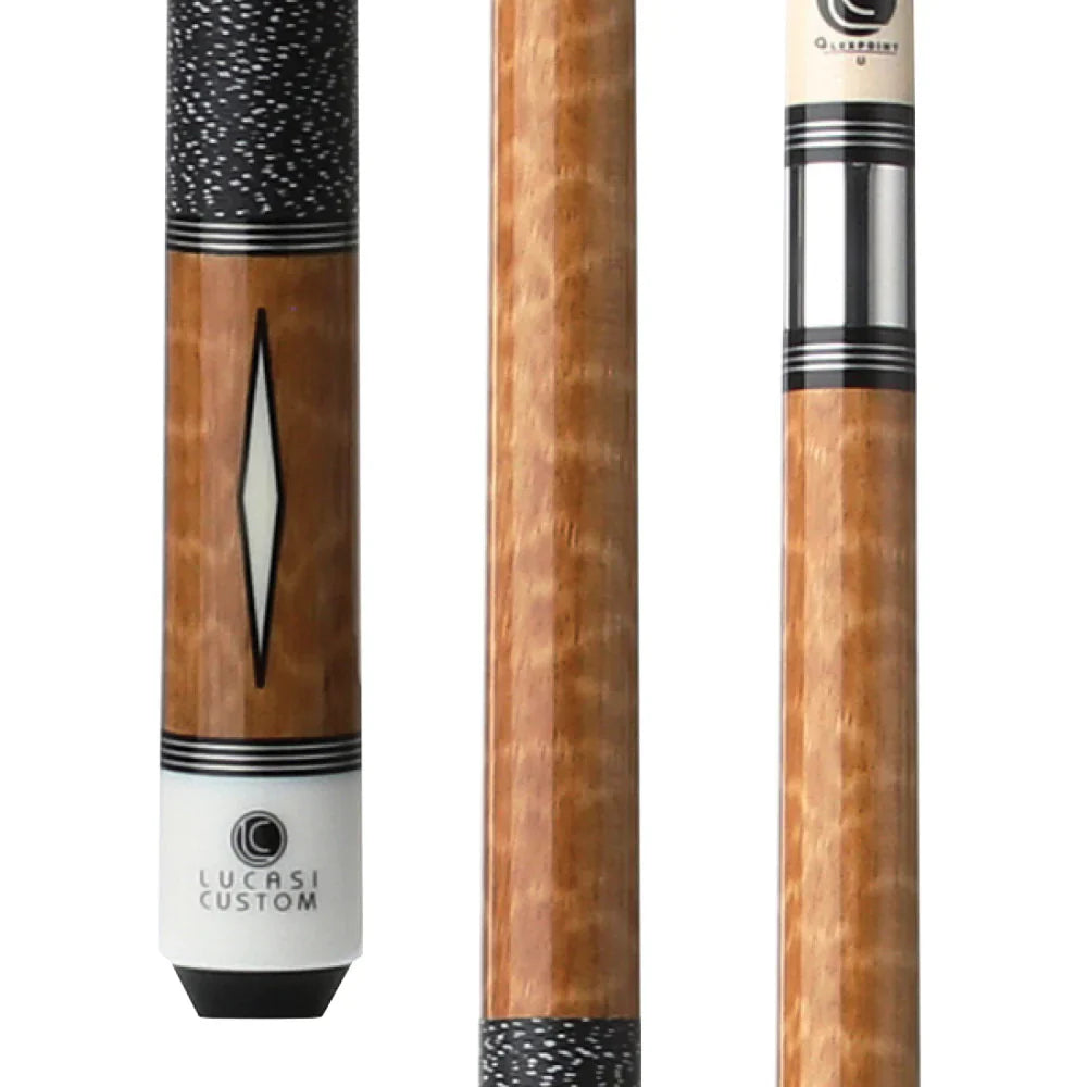 Lucasi Custom Diamond Series Pool Cue with Linen Wrap