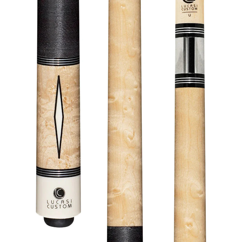 Lucasi Custom Diamond Series Pool Cue with Linen Wrap