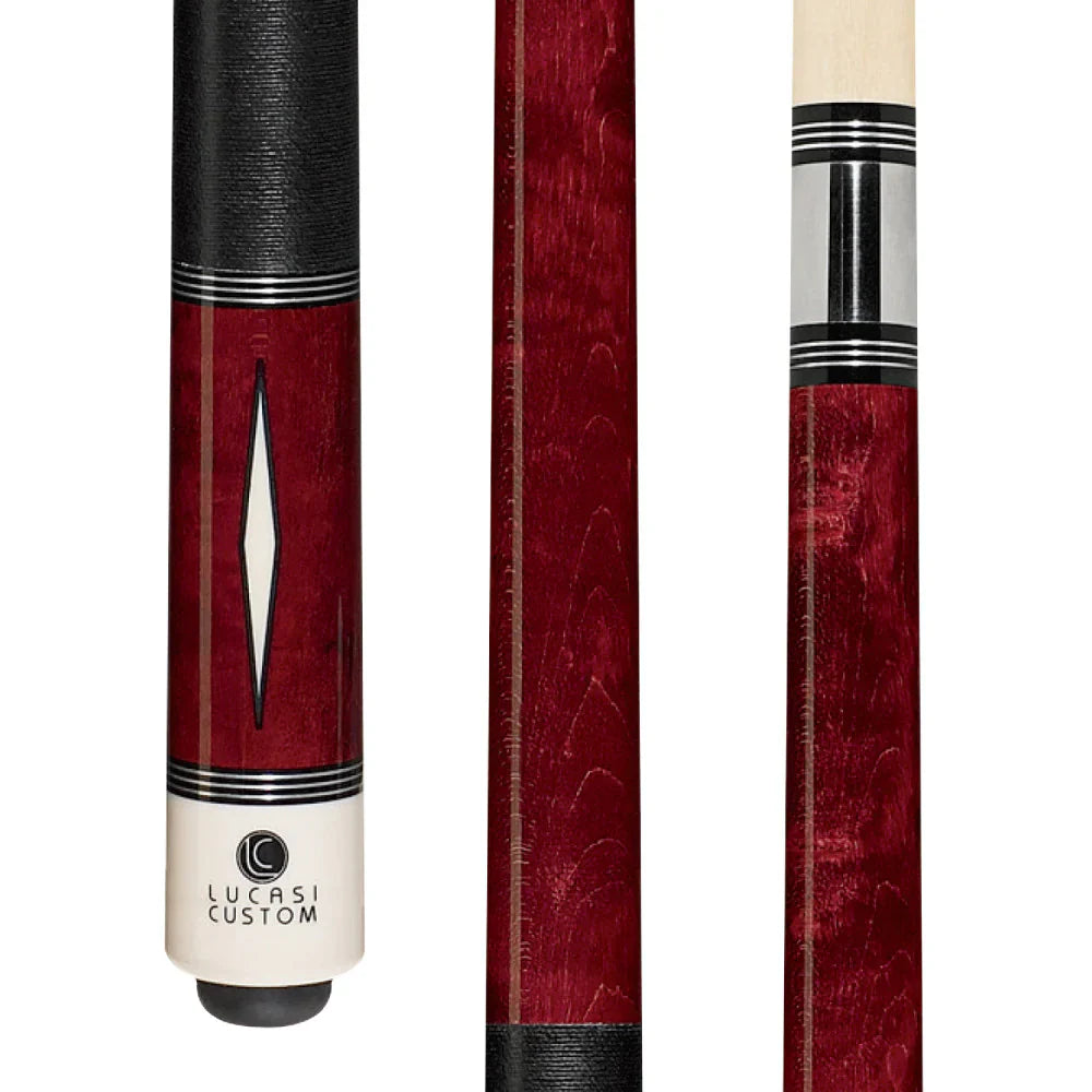 Lucasi Custom Diamond Series Pool Cue with Linen Wrap
