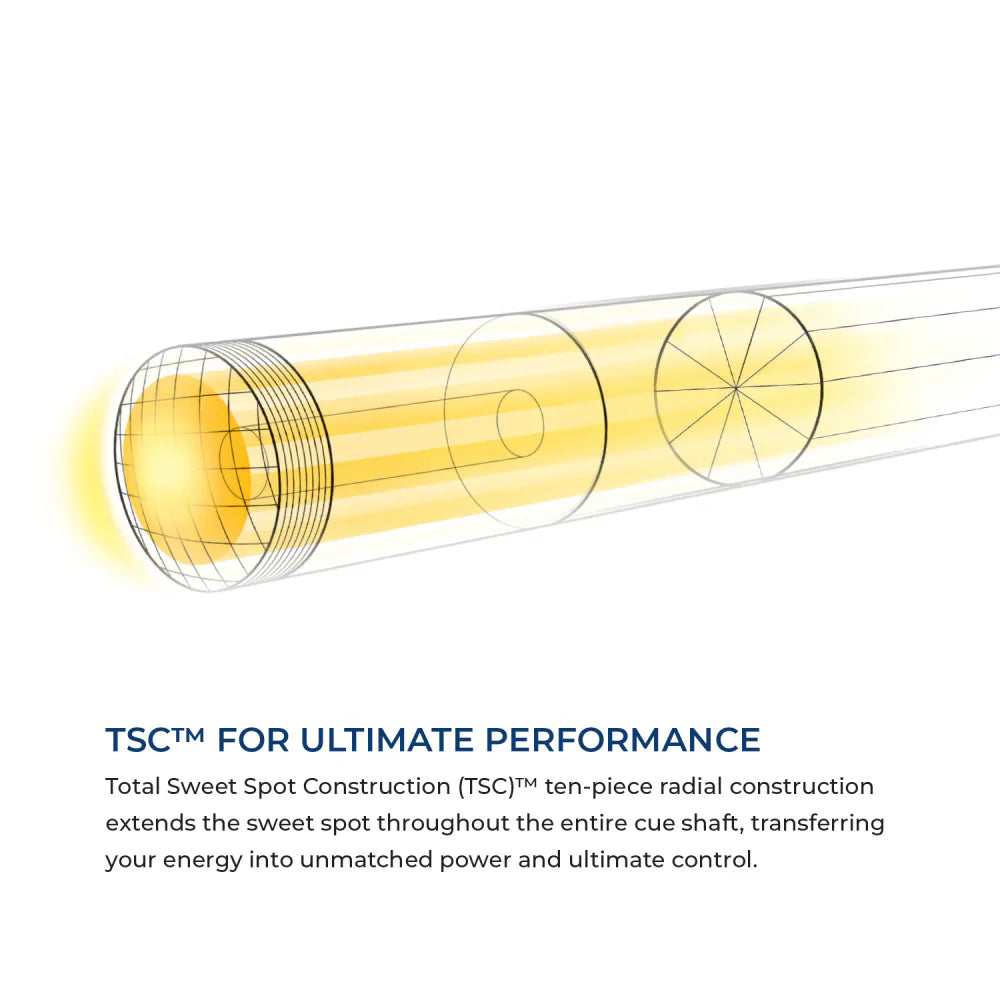 Lucasi Hybrid Rival Pool Cue with Rival G5 Grip