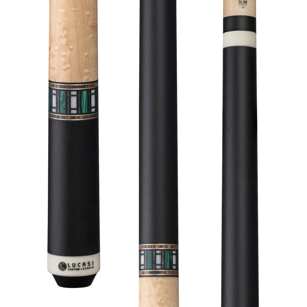 Lucasi LUX61 Pool Cue - Midnight Black