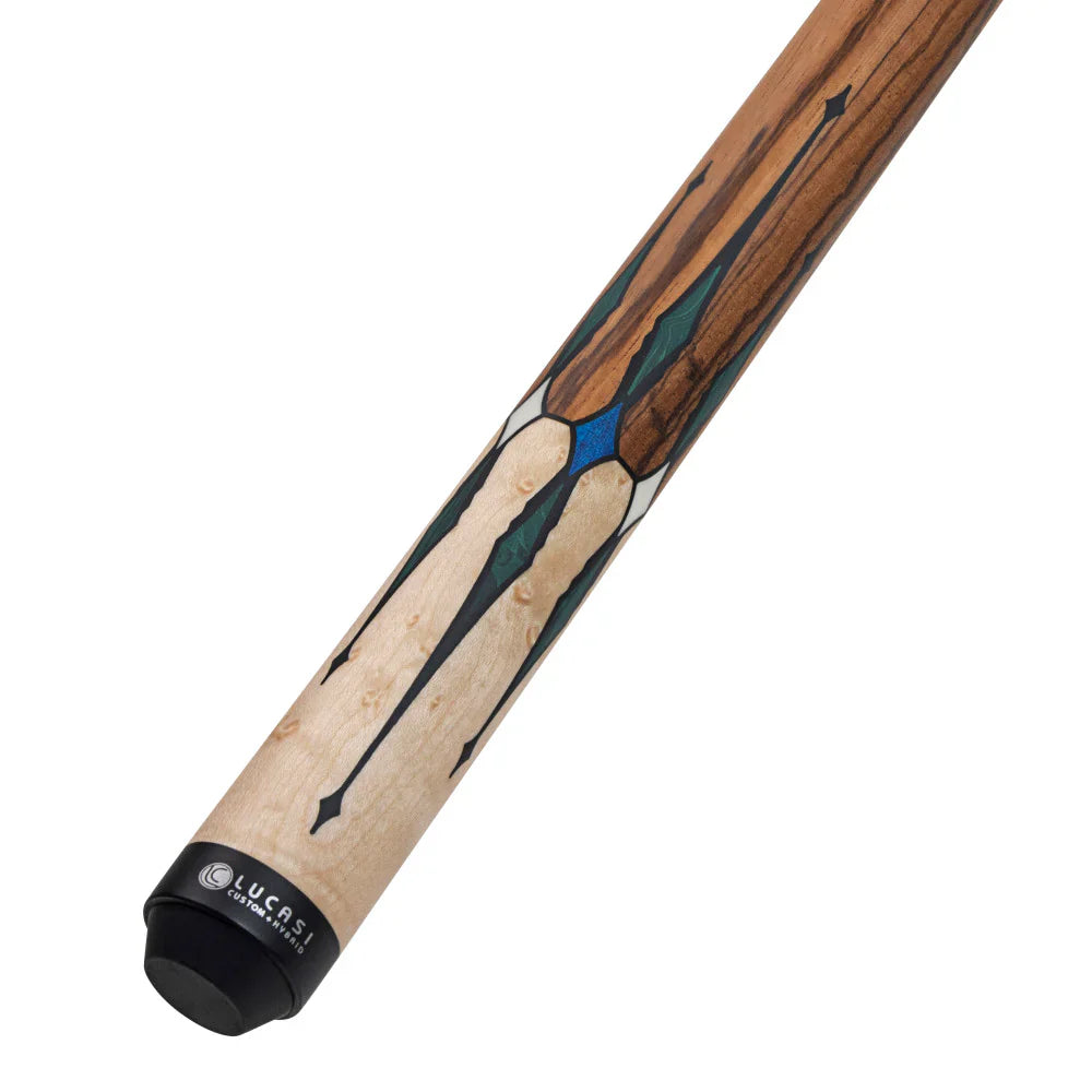 Lucasi LUX64 Natural Birdseye Maple Pool Cue