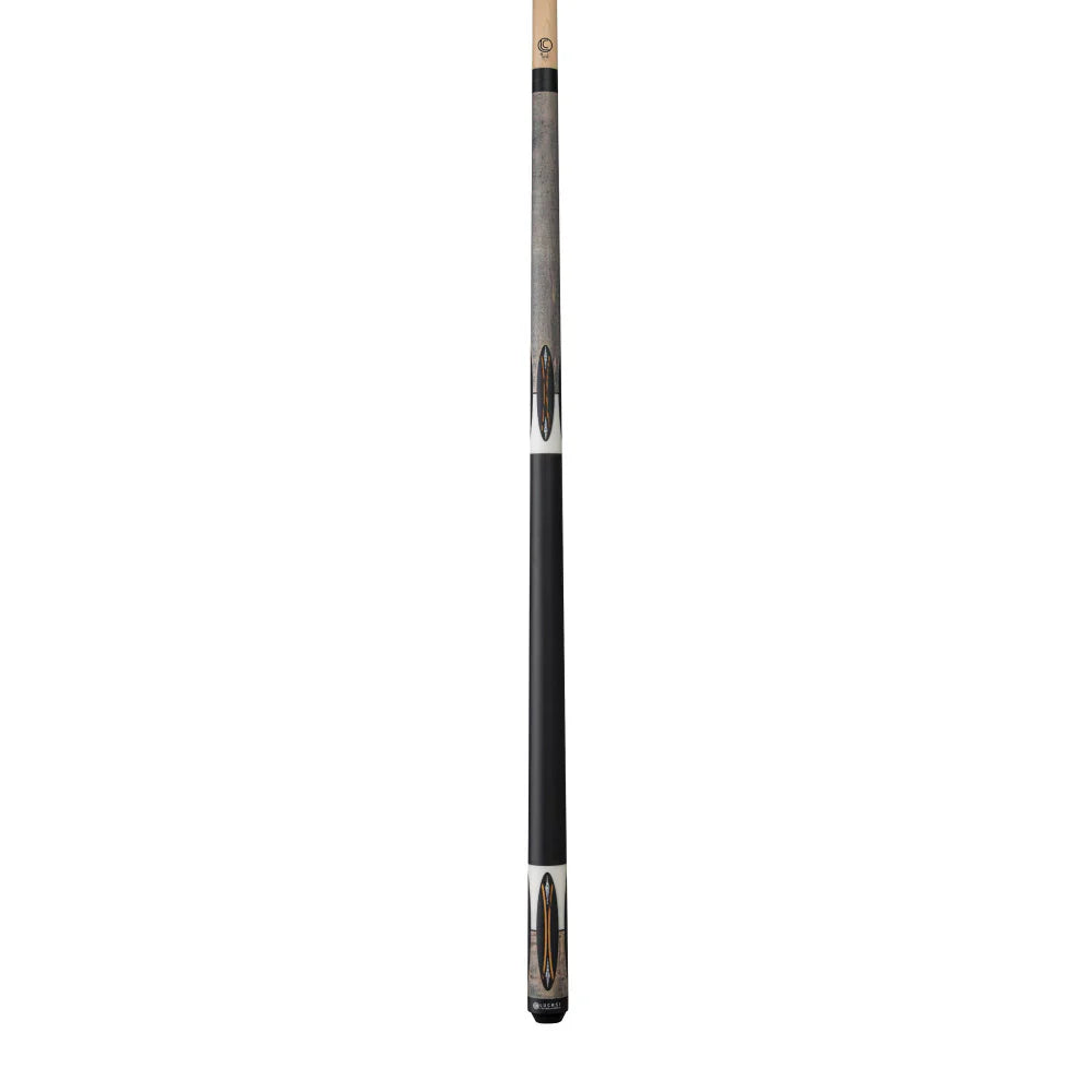 Lucasi LUX66 Pool Cue - Matte Finish Grey Wash Stained Birdseye Maple