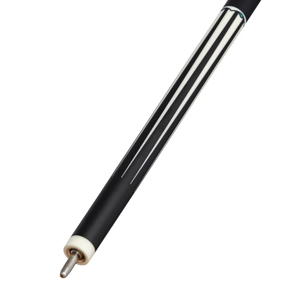 Lucasi LUX67 Wrapless Pool Cue - Black and White
