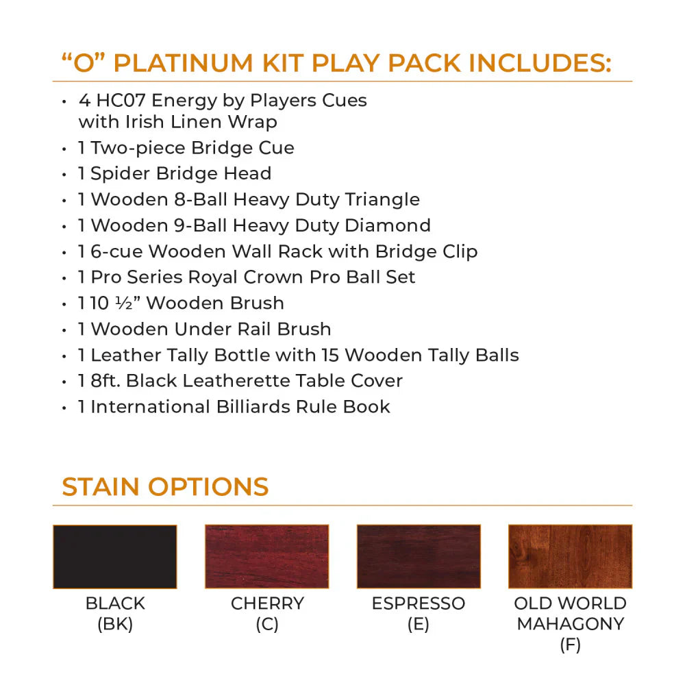 Cue & Case Platinum Kit Billiards Play Pack