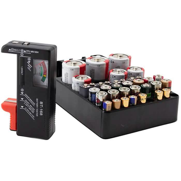 Battery Tester and Storage Case Organizer