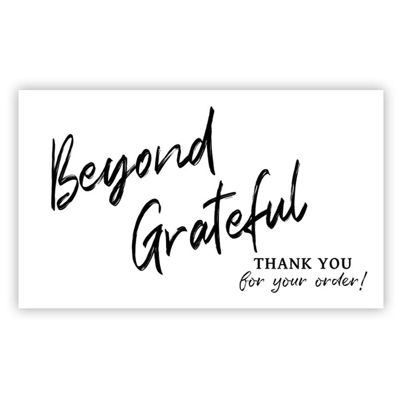 English Holiday Thank You Simple And DIY Creative Greeting Card