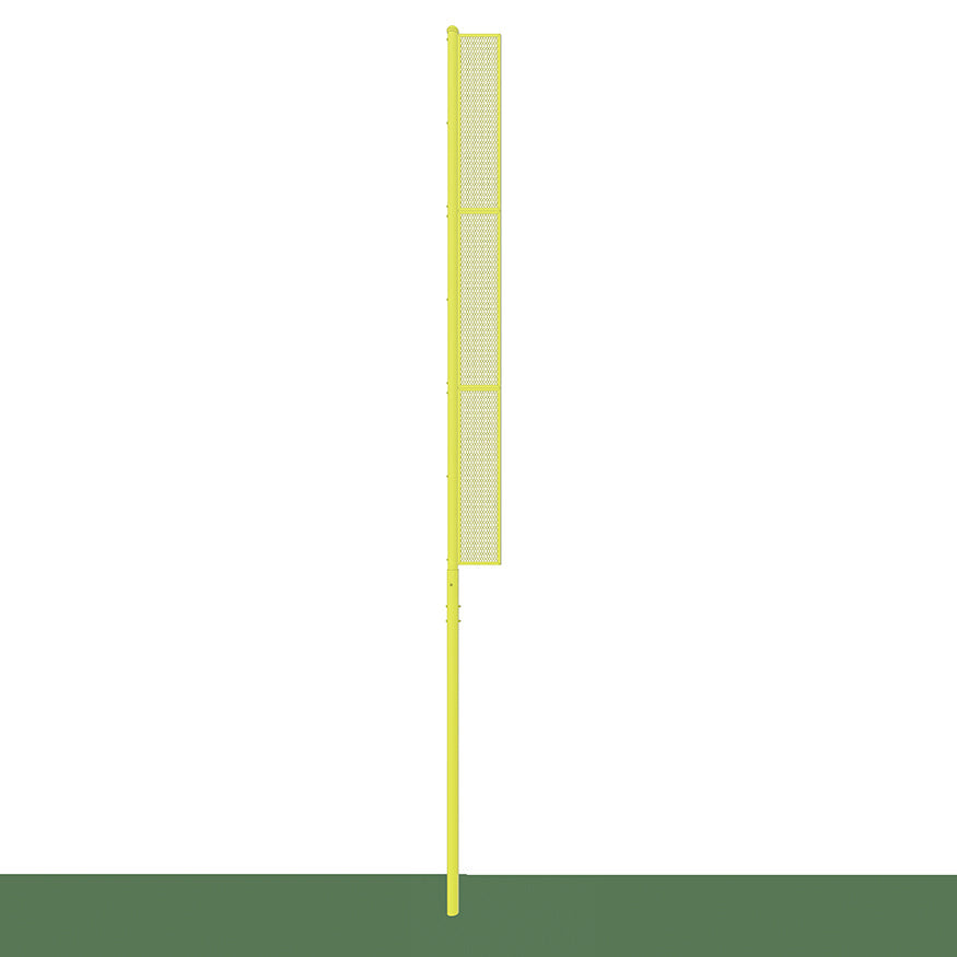 Jaypro Collegiate Foul Poles 30 ft. - Baseball/Softball Semi-Permanent (Yellow)