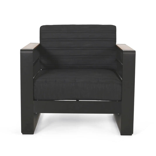 Giovanna Club Chair Set With Aluminum Frame