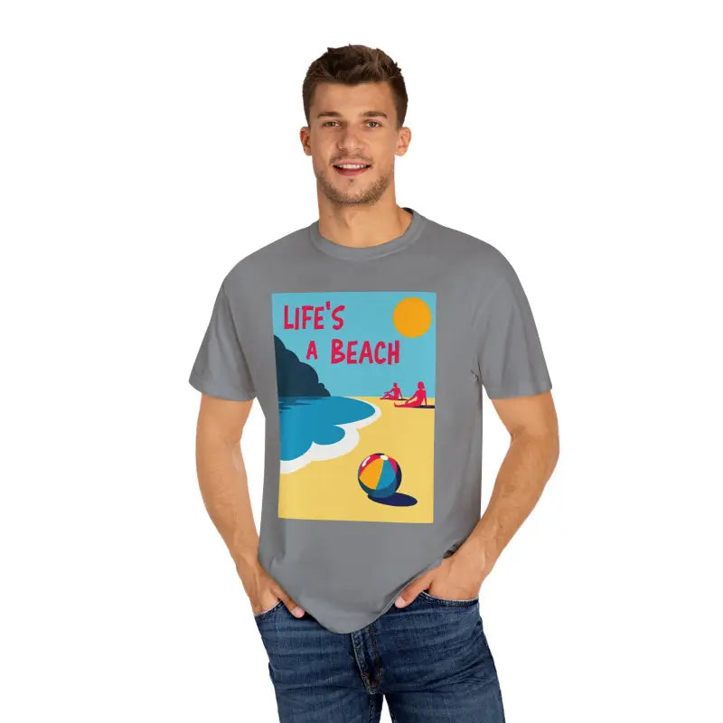 Ocean State Styles T Shirt Beach Scene Graphic Unisex