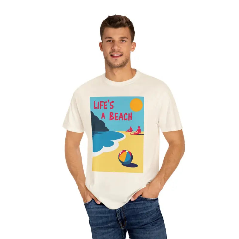 Ocean State Styles T Shirt Beach Scene Graphic Unisex