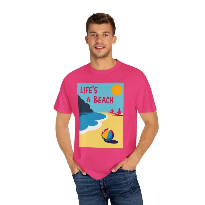 Ocean State Styles T Shirt Beach Scene Graphic Unisex