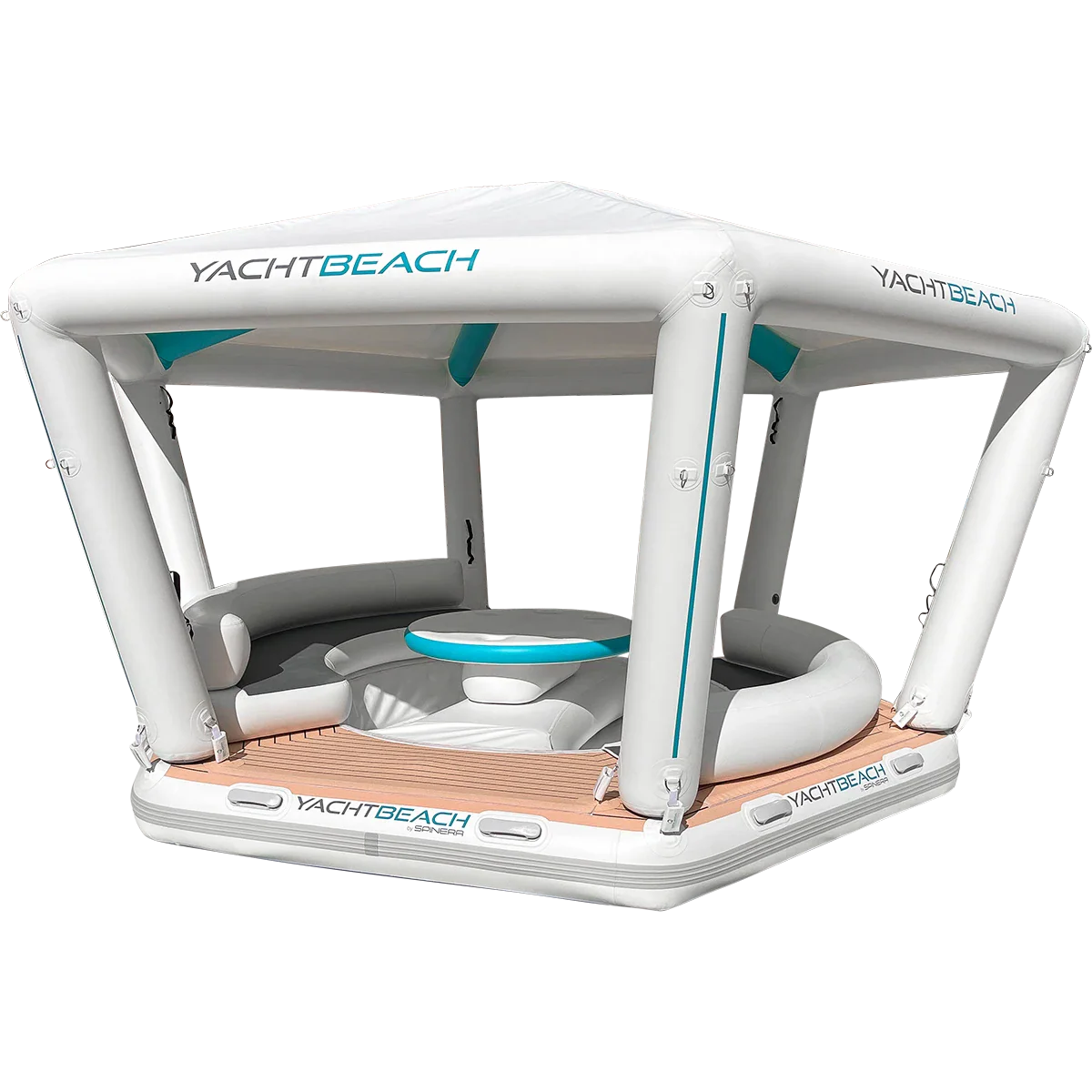 Yachtbeach by Spinera Inflatable Pavilion 4.10 Beachclub Setup