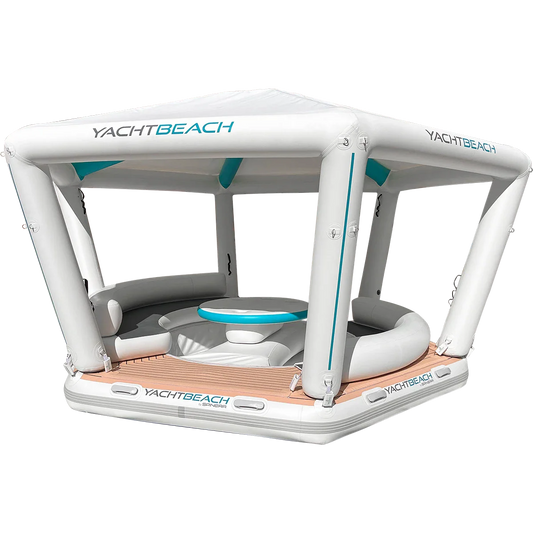 Yachtbeach by Spinera Inflatable Pavilion 4.10 Beachclub Setup