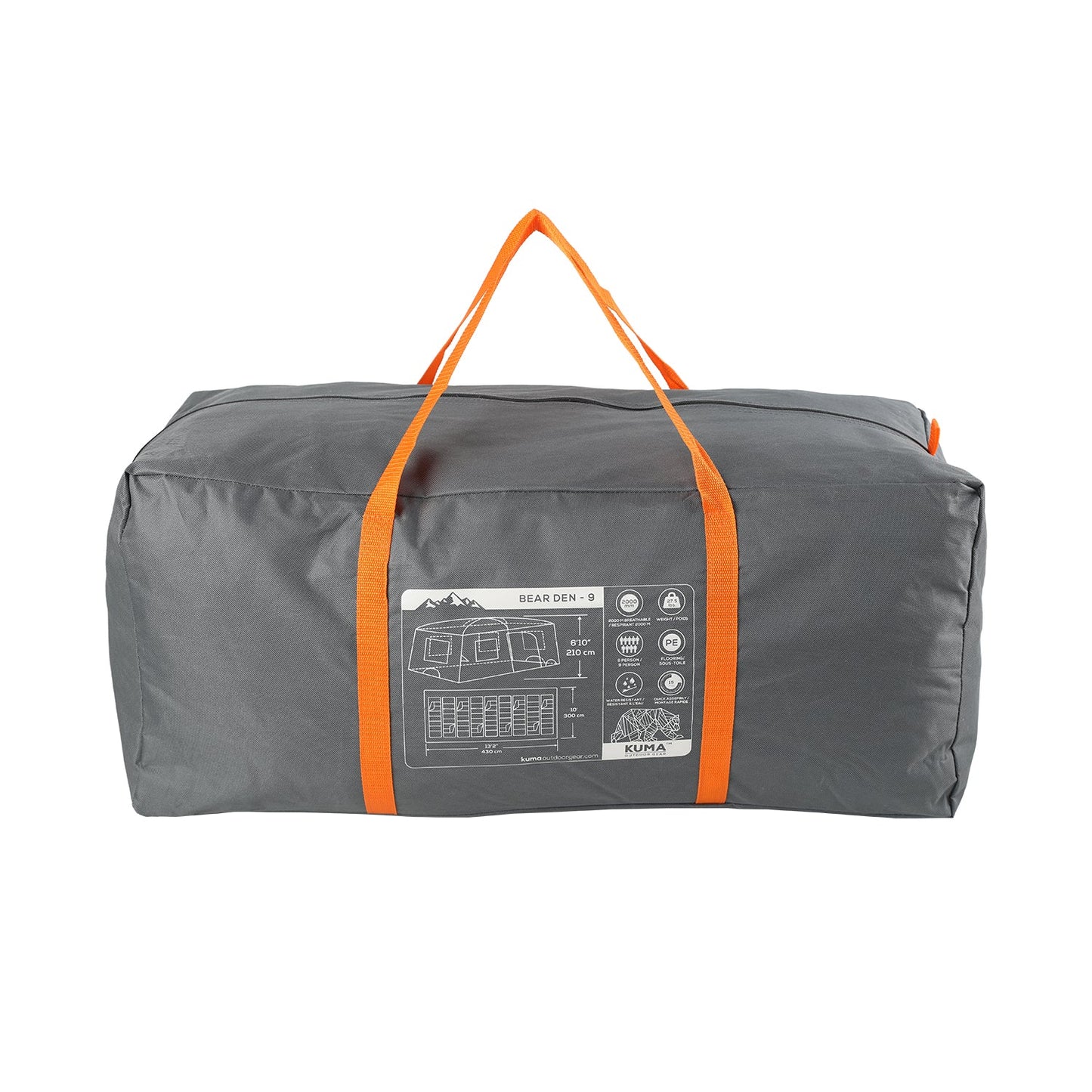 Bear Den 9 Person Cabin Tent by Kuma Outdoor Gear