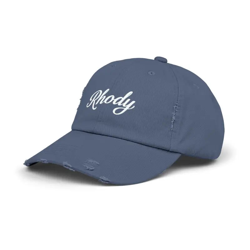 Ocean State Styles Baseball Cap Distressed Rhody Unisex
