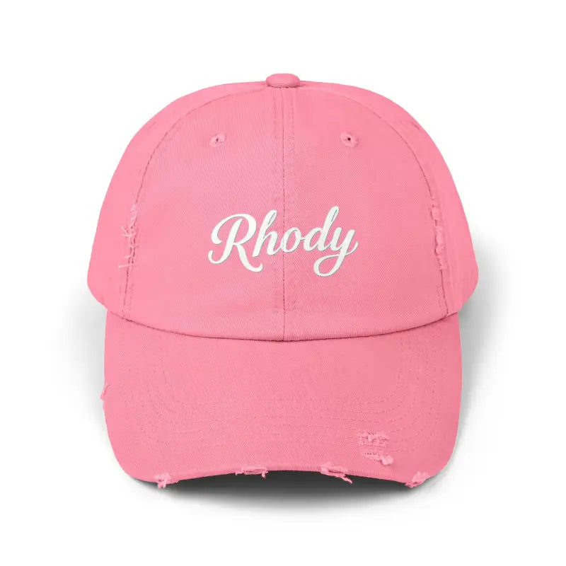 Ocean State Styles Baseball Cap Distressed Rhody Unisex