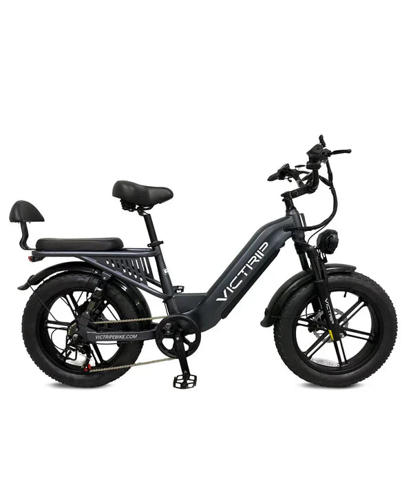 Victrip Mimas Torque Sensor Step Thru EBike with Rack and Fender