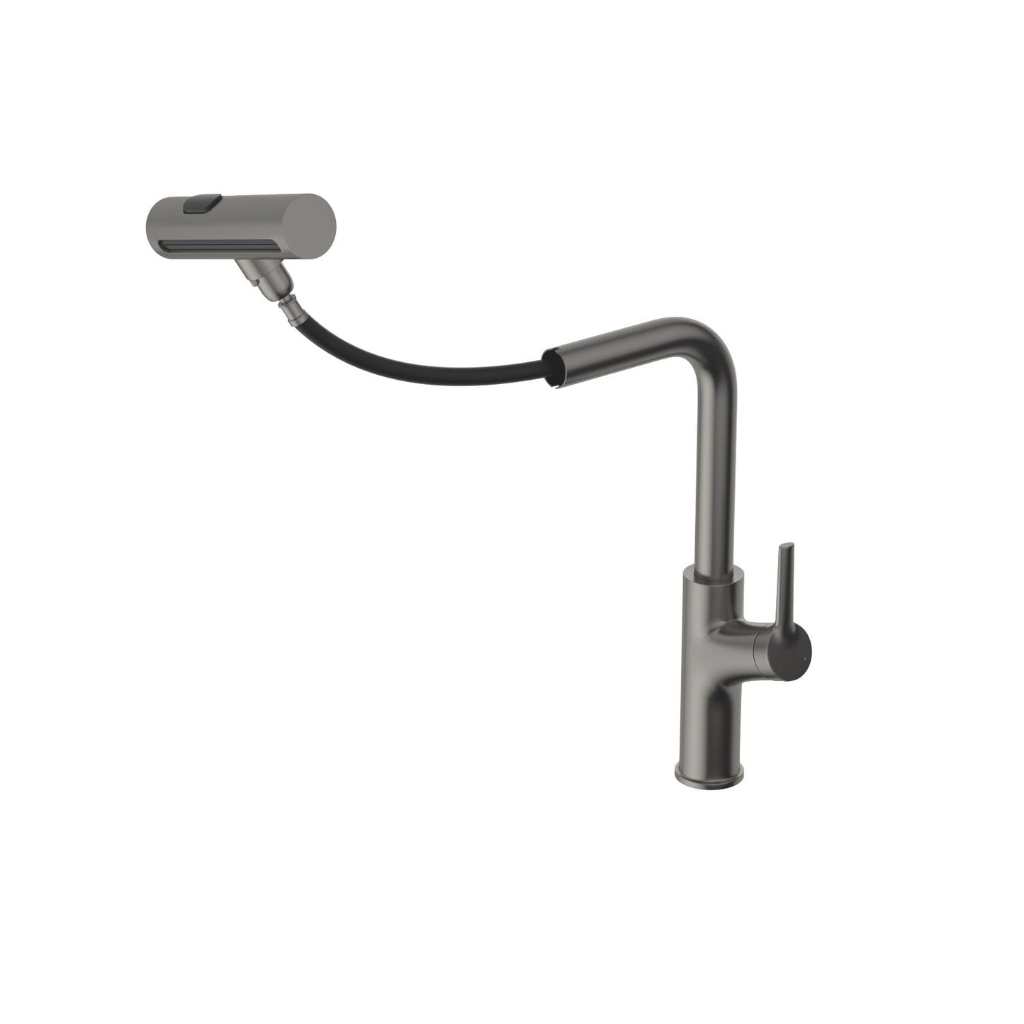 Drop-In Stainless Steel Kitchen Sink With Pull-Out Faucet And Soap Dispenser