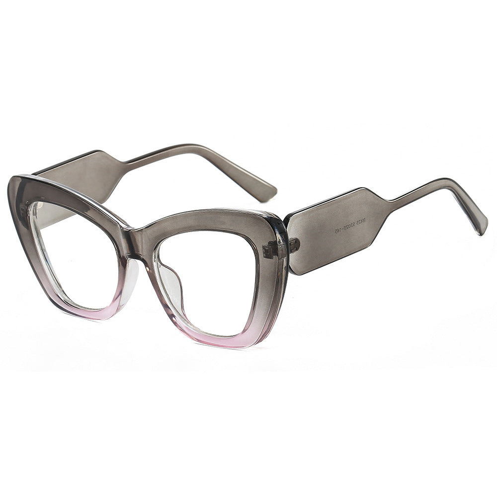 Plain Contrast Color European And American Sun Glasses