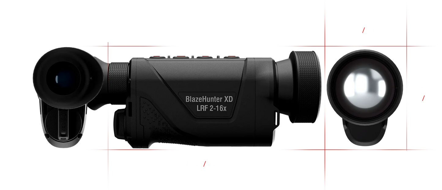 ATN BlazeHunter XD LRF 1280x1024 Thermal Monocular - 2-16x, 50mm