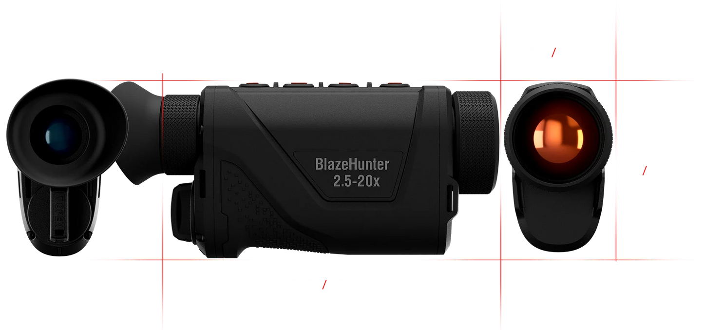 ATN BlazeHunter Pro Gen 6 Thermal Monocular 335 - 384x288, 4-32x