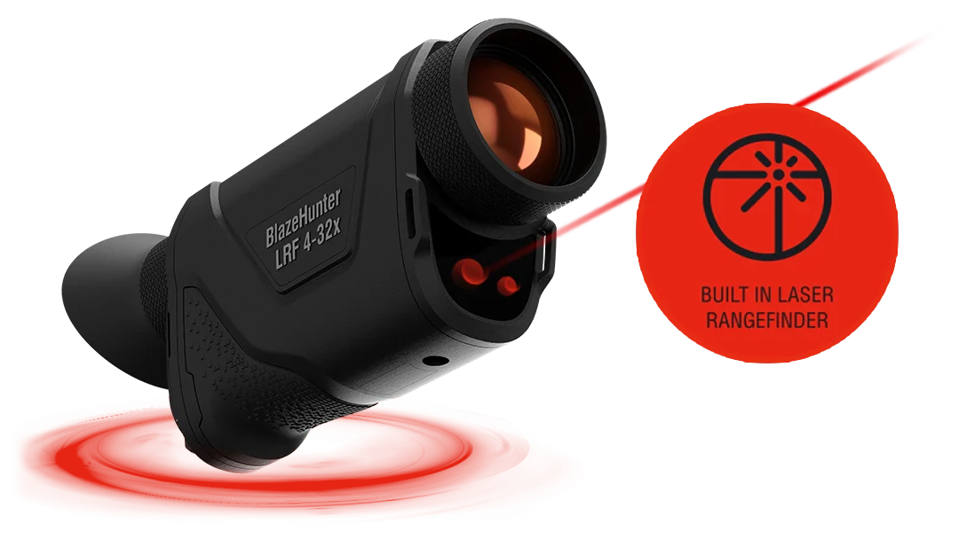 ATN BlazeHunter Pro Gen 6 Thermal Monocular 640x512 3.5-28x with Built-In LRF
