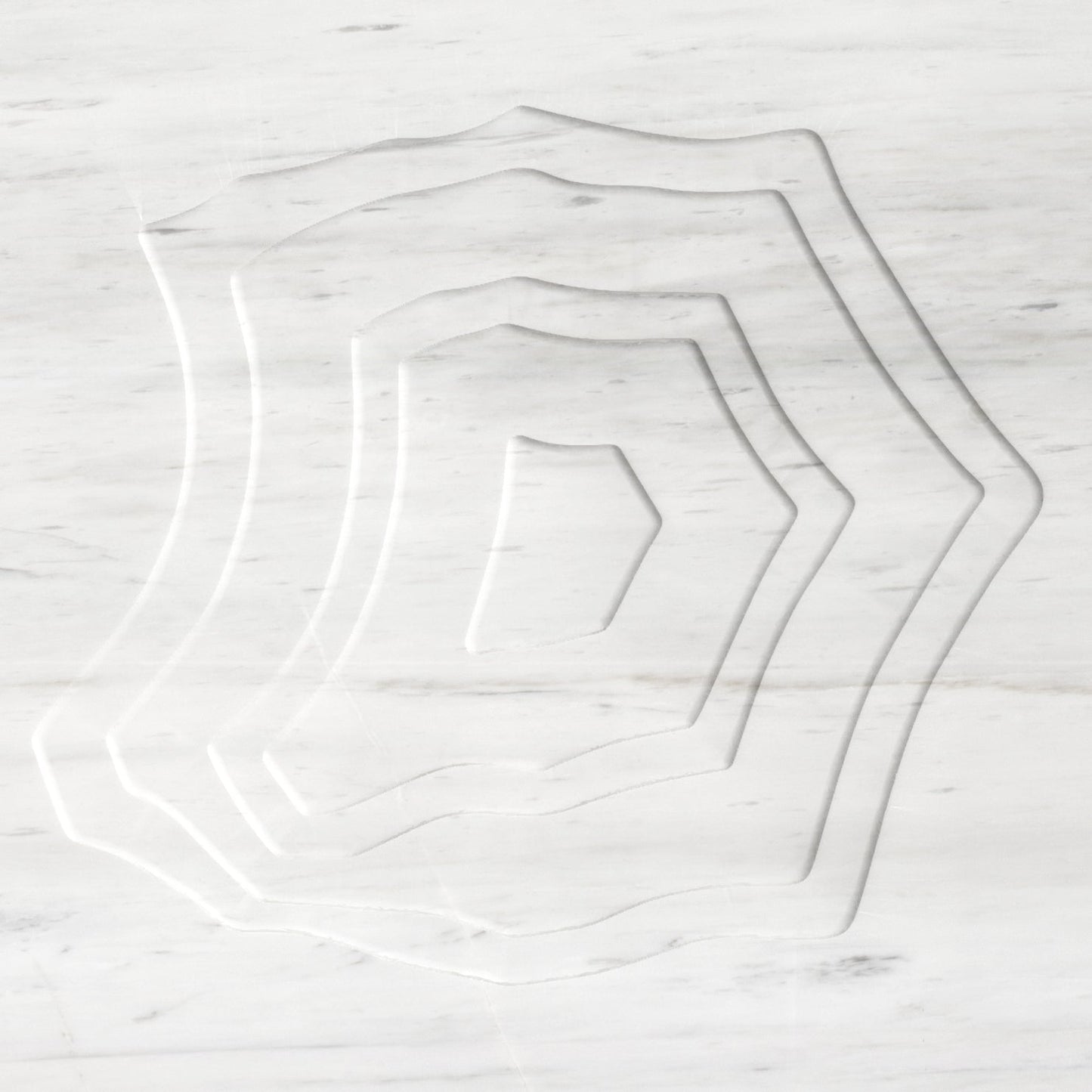 Bianco Dolomite White Marble Field Dimensional Stone MARIANA TRENCH Wall Tile - Livfloors Collection